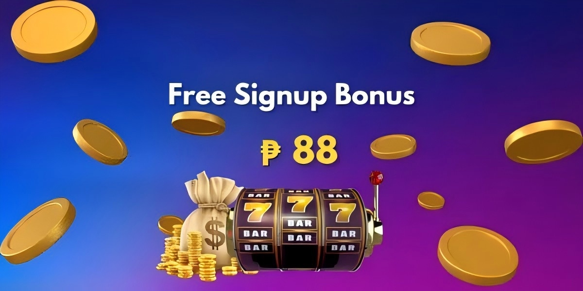 Scatter Slots welcome bonus banner with purple and gold lighting