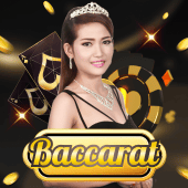 Baccarat A live dealer baccarat table