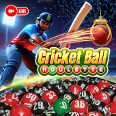 Cricket Ball Roulette live dealer wheel
